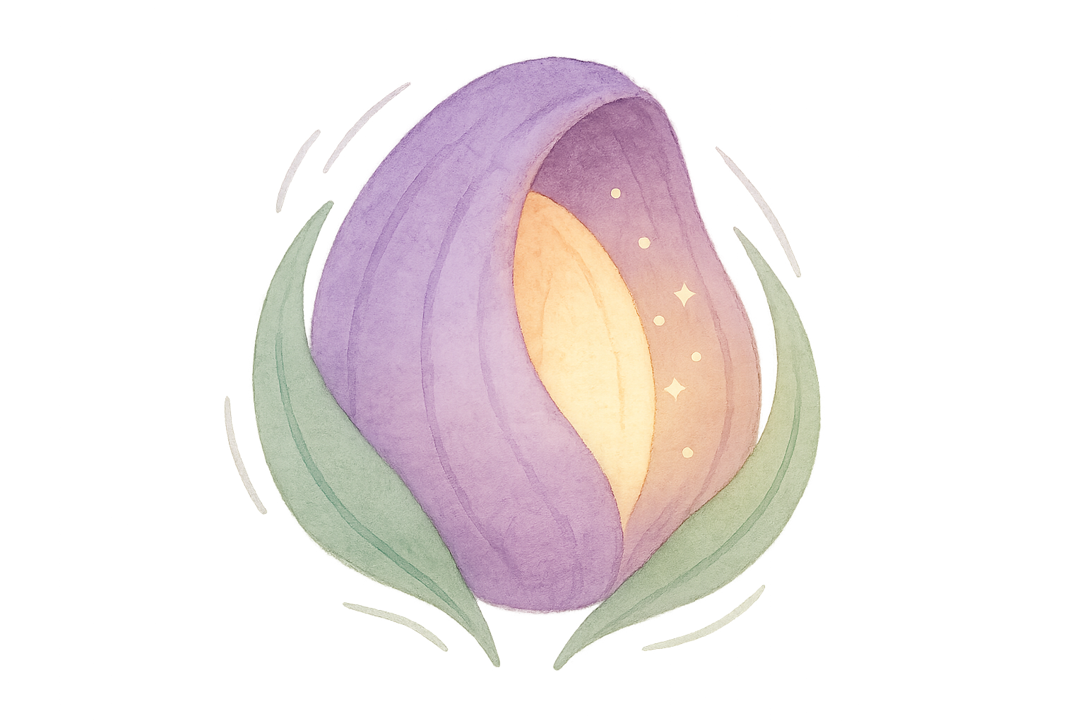 Kind sitzt zurückgezogen mit verschränkten Armen, während sanfte Farben Sicherheit und Therapie symbolisieren